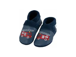 Pantolinos Pantolinos Baby und Kinder Lederpuschen Krabbelschuhe Feuerwehr – Produktbild 1 von 1