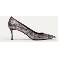 BIKKOU BIKKOU Damen vegan Pumps Montag Im Büro Multicolor Glitzer – Produktbild 1 von 1