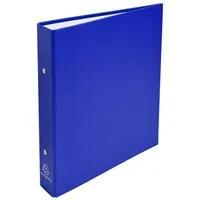 Exacompta 20 Exacompta Ringbücher aus festem Karton, DIN A5, 2 Ringe 30 mm, RB 40 mm, blau – Produktbild 1 von 1