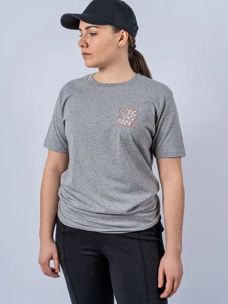 FANTASTIC REALITY STUDIOS Fantastic Reality Studios Slash T-Shirt – Bio-Baumwolle, Unisex, Grau, – Produktbild 4 von 4