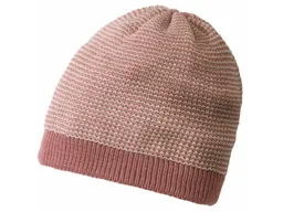Disana Disana Baby Mütze Beanie Bio Merinowolle melange-rosé Gr.42-46 – Produktbild 1 von 1