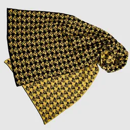LANARTO slow fashion LANARTO slow fashion Schal Muster 'Biene' zweifarbig gestrickt aus mulesingfreier Merinowolle – Produktbild 1 von 1