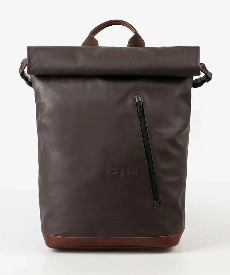 aunts & uncles aunts & uncles Japan Matsuyama Rolltop Rucksack mit 16" Notebookfach Ground coffee, Brown, – Produktbild 1 von 1