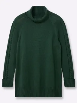 sheego Rollkragenpullover moos – Produktbild 1 von 1