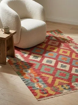 Rugtales Kelim Gashgai „Rugtales“ aus Schurwolle – Produktbild 1 von 1