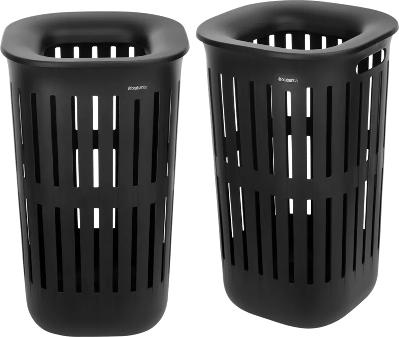 Brabantia Brabantia Collect-It Wäschekorb 55 L, 2-er Set, Black, – Produktbild 1 von 1