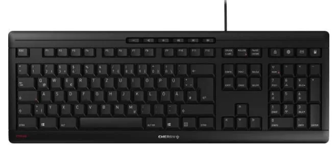 Cherry Cherry Tastatur 'Stream JK-8500', schwarz – Produktbild 6 von 6