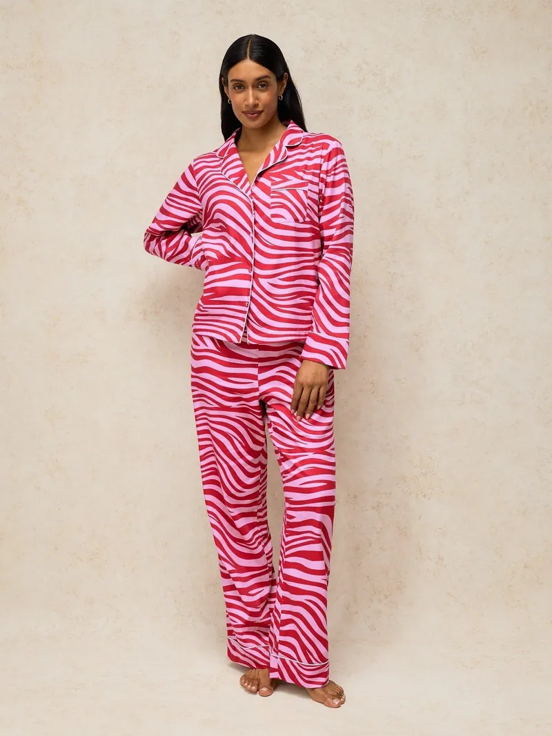 White Stuff White Stuff Pyjamahose Nina, Rosa print, – Produktbild 2 von 4
