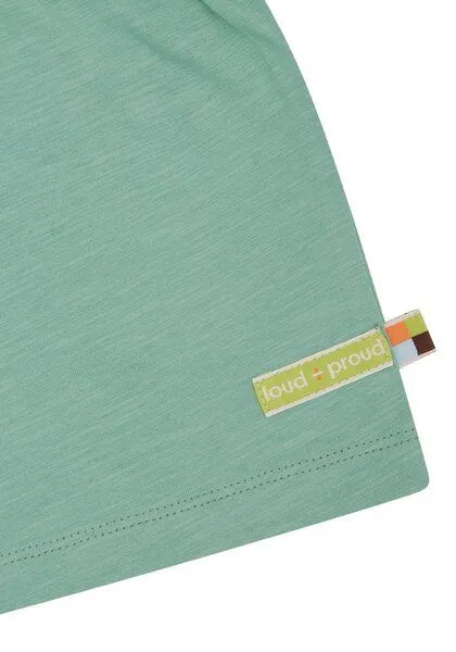 loud + proud loud + proud Babys & Kinder Bermuda Slub Jersey, GOTS-zertifiziert, Bamboo(grün), – Produktbild 2 von 2