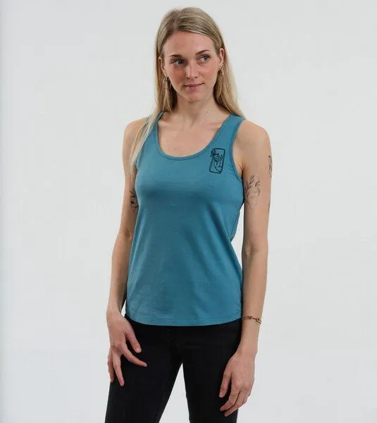 Gary Mash GARY MASH Tanktop Alex Lotus aus Biobaumwolle, Blau, – Produktbild 2 von 4