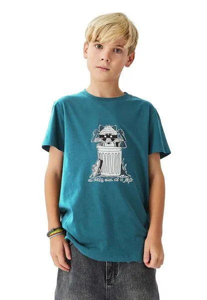 Band of Rascals Band of Rascals Out At Night T-Shirt, Petrol, – Produktbild 1 von 4