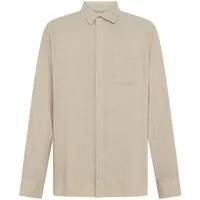 KnowledgeCotton Apparel KnowledgeCotton Apparel Langarm-Hemd Leinen-Mix, Light feather gray, – Produktbild 1 von 1