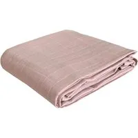 HANS NATUR Pucktuch und Sommer Babydecke Bio-Baumwolle Musselin rose Maße 120 x 120 cm, Rosa, – Produktbild 1 von 1