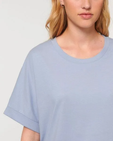 Human Family Human Family Oversize Damen T-Shirt "Slack", Hellblau, – Produktbild 2 von 2