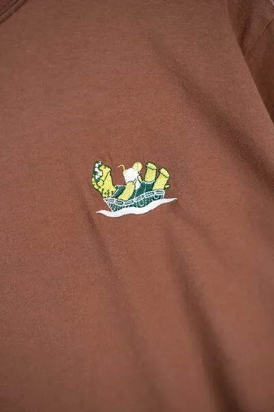 LAKOR LAKOR T-Shirt aus Bio-Baumwolle - Mini Slow Flow, Chicory coffee (braun), – Produktbild 2 von 2