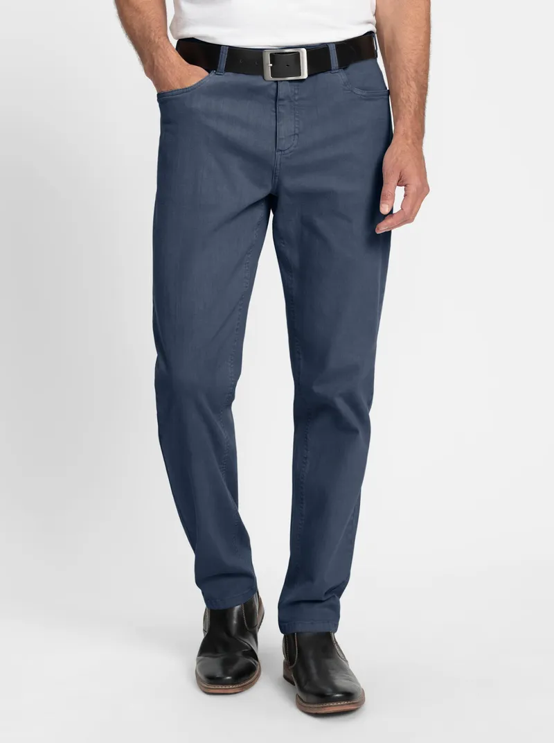 marco donati 5-Pocket-Hose, Rauchblau, – Produktbild 1 von 3