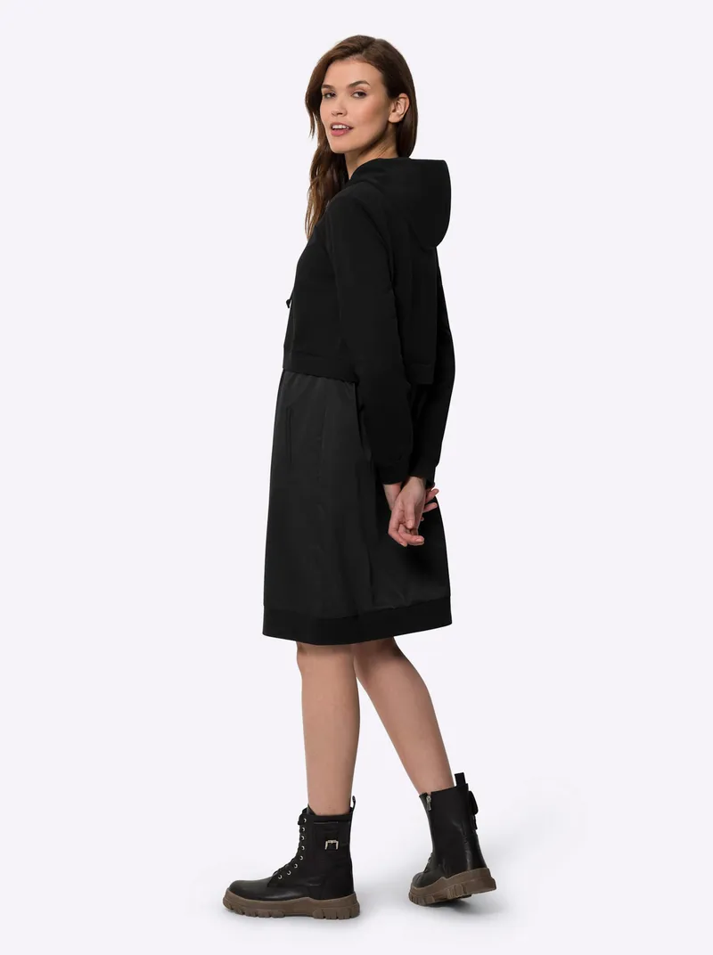 heine Shirtkleid, Schwarz, – Produktbild 2 von 2
