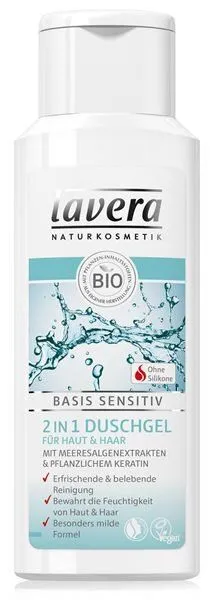 lavera Lavera Basis Sensitiv 2 in 1 Duschgel (Flasche) – Produktbild 2 von 2