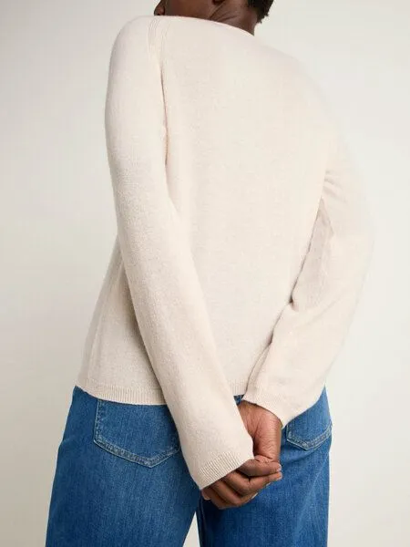 LANIUS LANIUS Pullover aus Bio-Kaschmir, Off white, – Produktbild 4 von 4