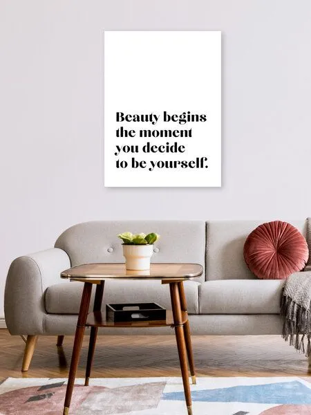 Photocircle Photocircle Poster / Leinwandbild - Be Yourself No6 – Produktbild 2 von 4