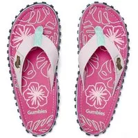 Gumbies GUMBIES Kids - Nachhaltige Zehentrenner für Jungen und Mädchen, Blush hibiscus ( rosa), – Produktbild 1 von 1
