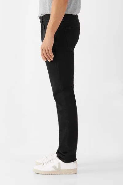 DAWN DAWN Jeans DUSK Regular Straight Classic, Black/black, – Produktbild 3 von 4