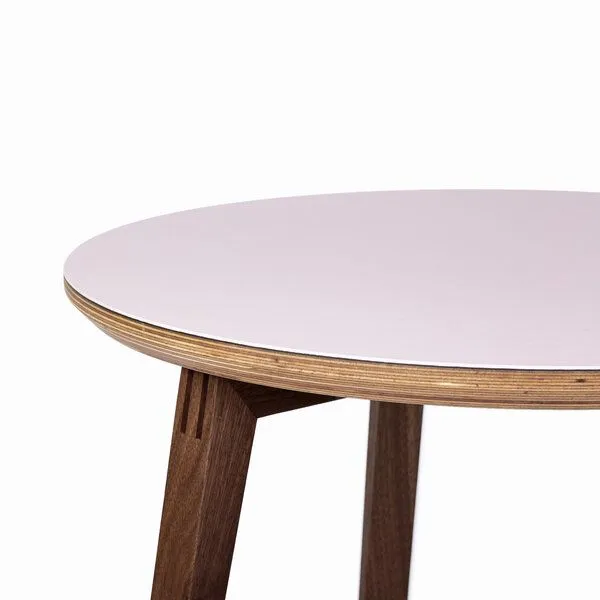 klotzaufklotz klotzaufklotz Beistelltisch Linoleum, Blassrosa, – Produktbild 2 von 4