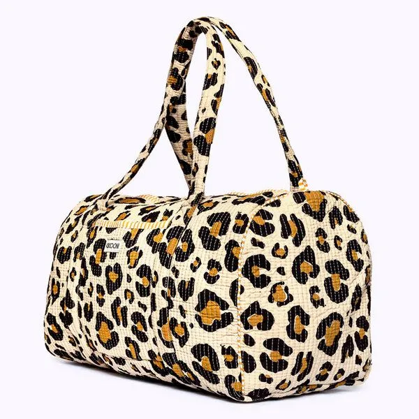 KIKOONI KIKOONI handgefertigte große Baumwolltasche "K. Shopper", Oh leo, – Produktbild 3 von 4