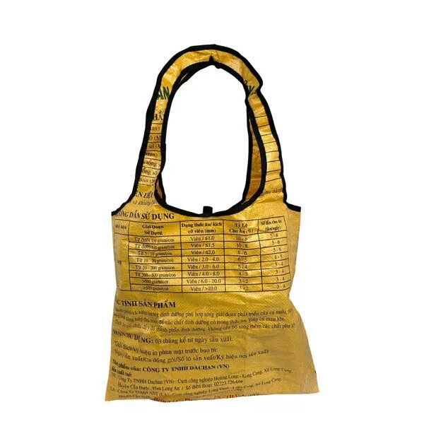 Beadbags Beadbags Einkaufstasche Ri43 recycelter Reissack, Dunkelgelb, – Produktbild 3 von 3