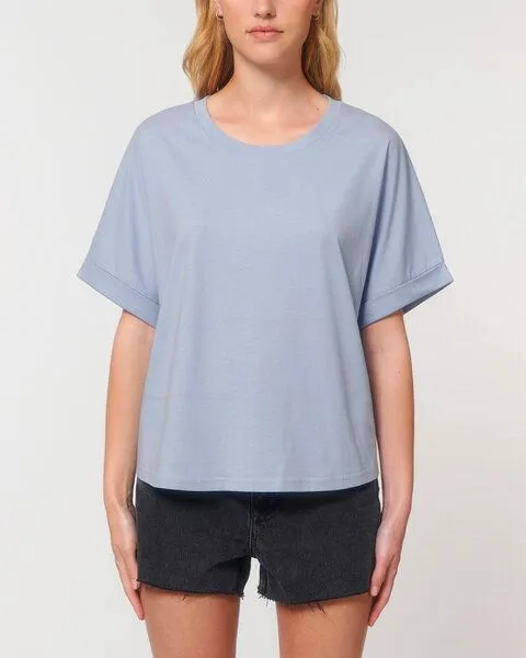 Human Family Human Family Oversize Damen T-Shirt "Slack", Hellblau, – Produktbild 1 von 2