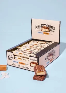 KoRo Crispy Protein Bar Coconut Caramel Style | 12 x 60 g – Produktbild 1 von 1