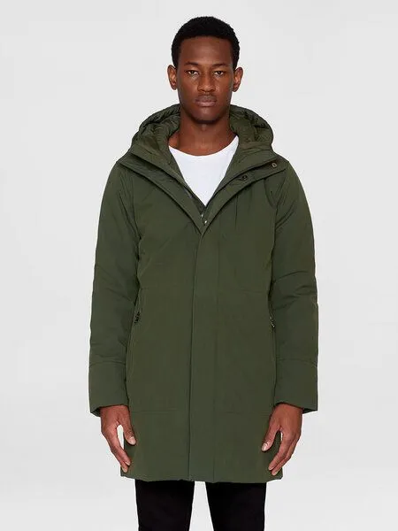 KnowledgeCotton Apparel KnowledgeCotton Apparel Winterparka - Climate shell jacket, Dunkelgrün (forrest night), – Produktbild 1 von 4
