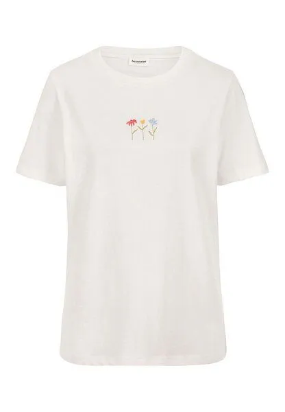 hessnatur hessnatur Print T-Shirt Relaxed aus reiner Bio-Baumwolle, Naturweiss, – Produktbild 4 von 5
