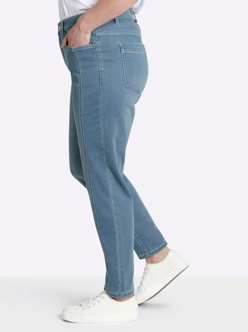 sheego Skinny Jeans, Blue-bleached, – Produktbild 2 von 2