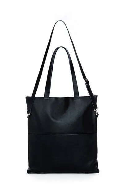 ELEKTROPULLI Ledertasche MARA von ElektroPulli, Schwarz glattleder, – Produktbild 1 von 4
