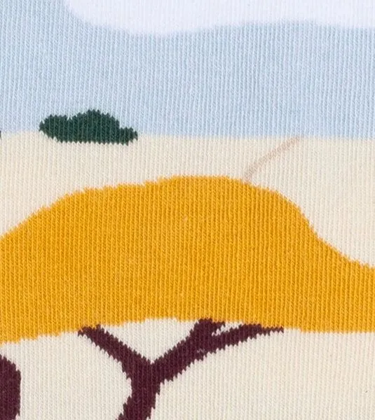 DillySocks DillySocks Socken Dreamy Horizon aus Biobaumwoll-Mix, Mehrfarbig, – Produktbild 3 von 5