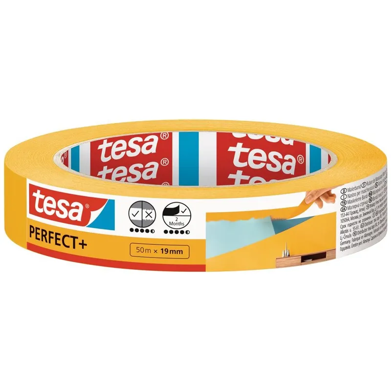 Tesa Tesa Kreppband "Perfect" 19 mm x 50 m – Produktbild 2 von 2