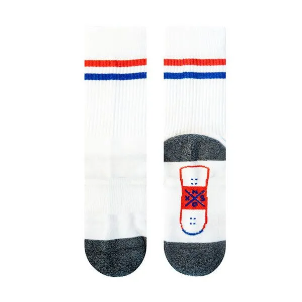 SOXN SOXN OLD SCHOOL / Weiße Tennissocken / Bio-Baumwolle – Produktbild 2 von 2