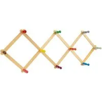 El Puente El Puente Garderobenhaken "Ziehharmonika" | Fair Trade & Handmade aus Sri Lanka – Produktbild 1 von 1