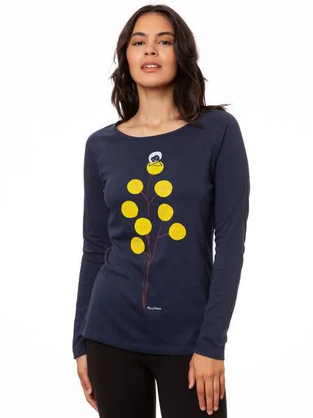 FellHerz FellHerz Damen Raglan Longsleeve Just relax moonlit Bio Fair Vegan – Produktbild 4 von 4