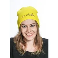 YogiLiebe Yogi Beanie mit "YogiLiebe" Stick, Gelb, – Produktbild 1 von 1
