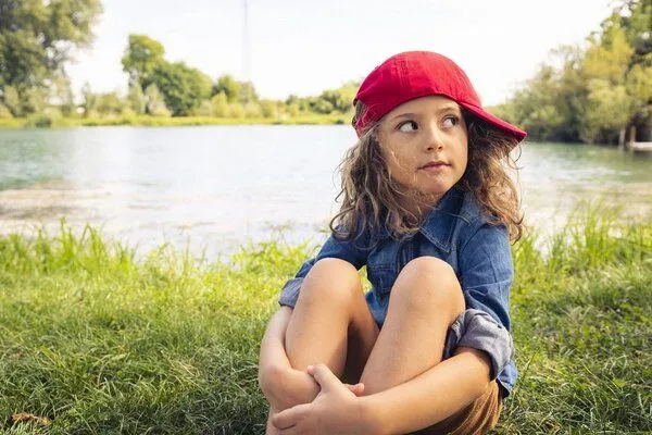 Atlantis Headwear Atlantis Headwear Fraser Kid´s Cap Kinder Baseball Cap Bio Baumwolle, Blau, – Produktbild 1 von 3