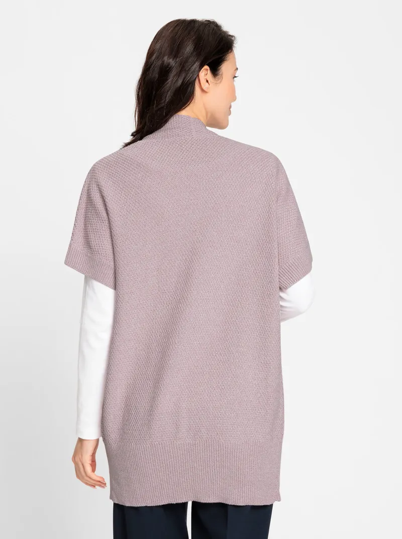 Witt Longstrickjacke, Mauve-meliert, – Produktbild 2 von 2