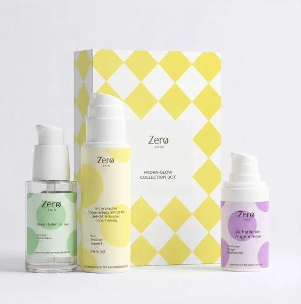 Zero Skin Zero Skin Hydra-Glow Collection Box - Feuchtigkeit, Schutz & Strahlender Glow - 195 ml – Produktbild 2 von 4