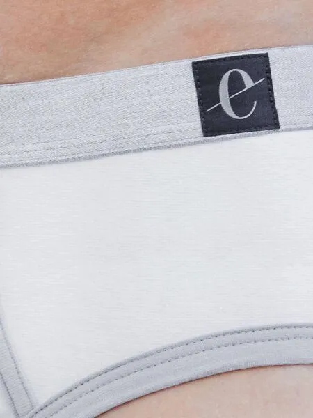 erlich textil erlich textil Theo Slip aus Bio-Baumwolle, made in Europe, Weiss, – Produktbild 1 von 4