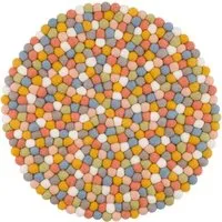 myfelt myfelt Filzkugel Sitzauflage (⌀ 36 cm, 36 x 36 cm), Matt bunt (liese), – Produktbild 1 von 1