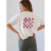 Kultgut Kultgut Artdesign - Shirt 100% Biobaumwolle - Boxiform- /Picnic, Natur, – Produktbild 1 von 1