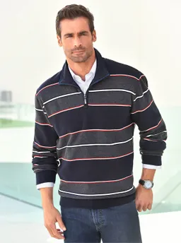 marco donati Sweatshirt marine – Produktbild 1 von 1