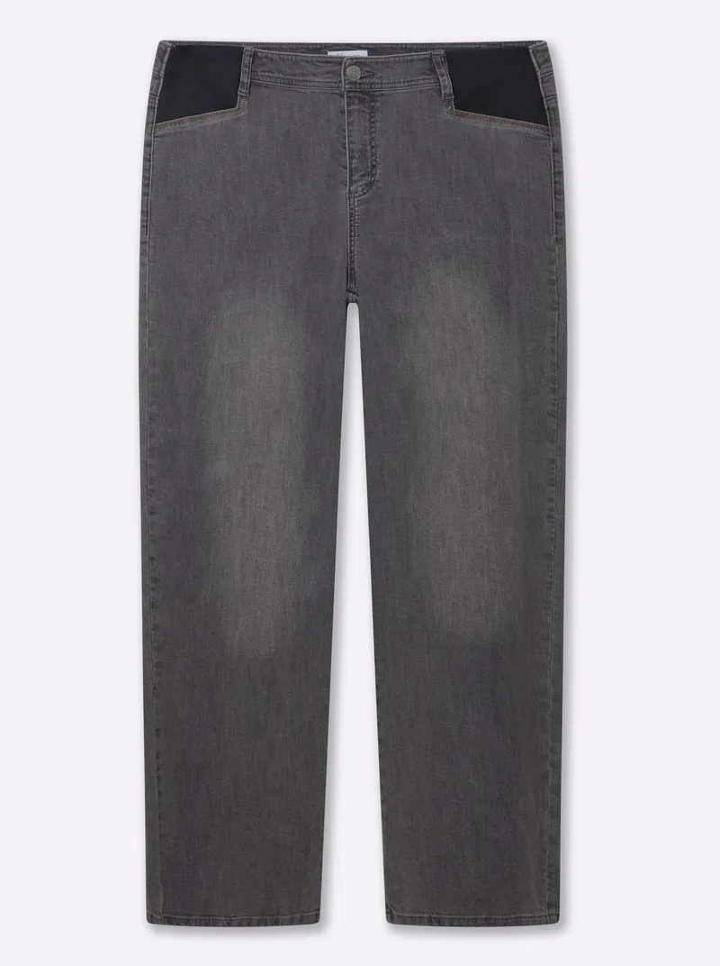 sheego Jeans anthrazit-grey-denim, Anthrazit-grey-denim, – Produktbild 1 von 2
