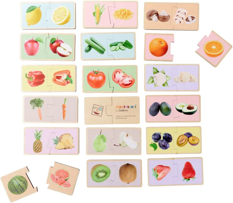 eichhorn eichhorn Puzzle Montessori Puzzle, 34 Puzzleteile, Bunt, – Produktbild 1 von 5